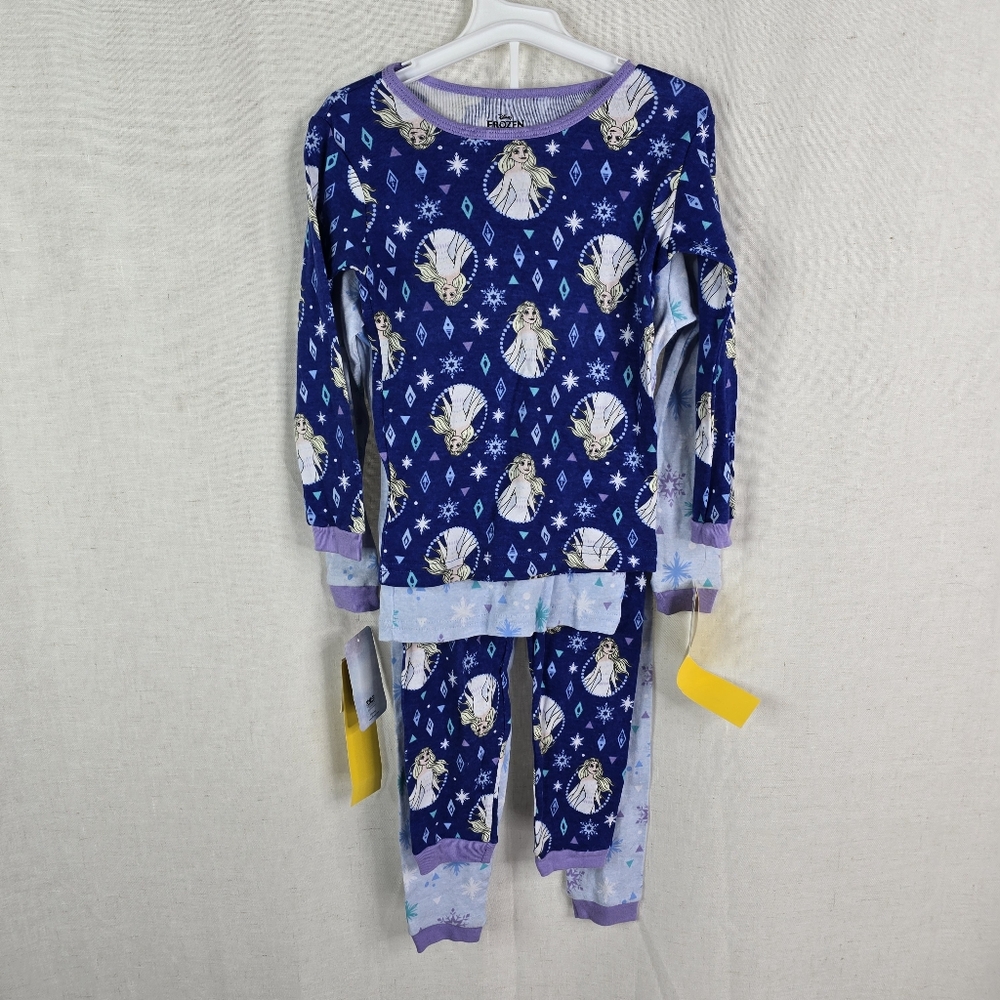 Disney Princes Toddler Girls 5t Elsa Longlseeve Pants Pajamas Sets